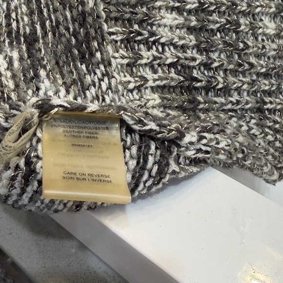 Calvin Klein Black and Gray Knit Sweater - Picture 3 of 3